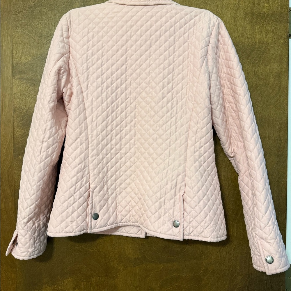 Ralph Lauren- Baby Pink Quilted Women's Jacket - Picture 4 of 7